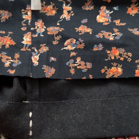 Unique Anthropologie spring coat whitestich accents size 8 Medium wool blend - Picture 9 of 10